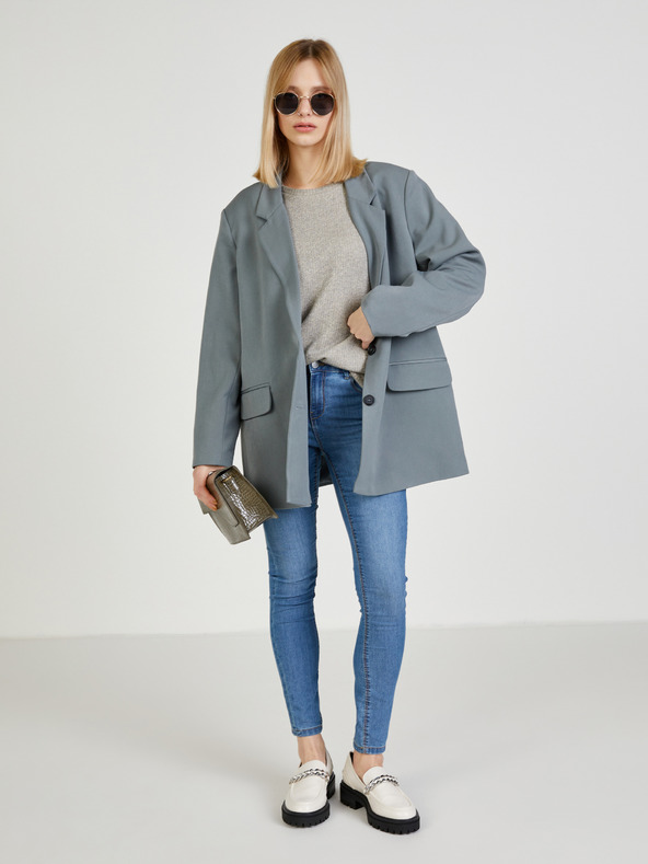 Pepe Jeans Šedá dámska mikina bez ramienok Pepe Jeans Moni