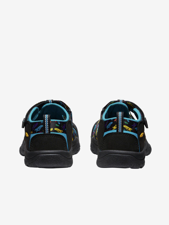 Keen Čierne chlapčenské vzorované sandále Keen