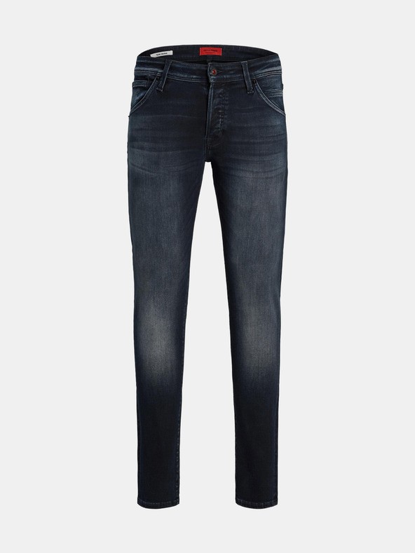 Jack & Jones Tmavomodré slim fit džínsy Jack & Jones Glenn