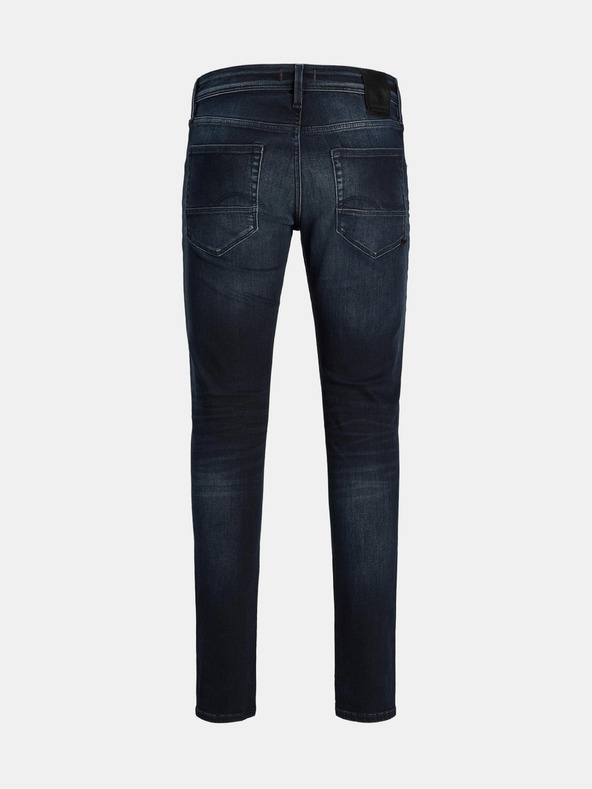 Jack & Jones Tmavomodré slim fit džínsy Jack & Jones Glenn