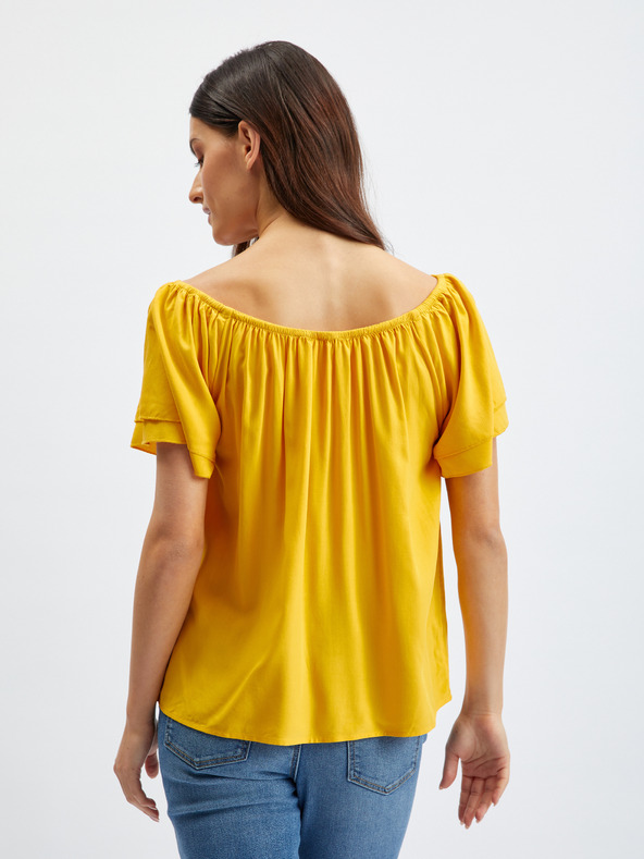Orsay Žltá dámska blúzka ORSAY