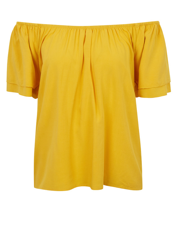 Orsay Žltá dámska blúzka ORSAY