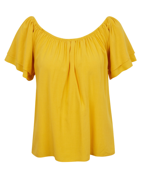 Orsay Žltá dámska blúzka ORSAY