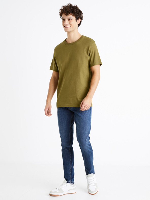 Celio Modré pánske džínsy skinny fit Celio C45 Doskinny