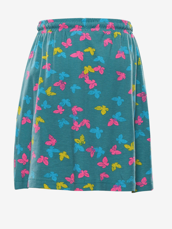 ALPINE PRO Detská sukňa ALPINE PRO ZIRIDO zelená