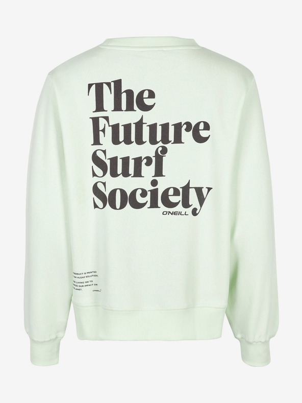 O'Neill Svetlozelená dámska mikina O'Neill FUTURE SURF CREW