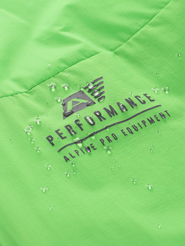 ALPINE PRO Svetlozelená pánska bunda s impregnáciou ALPINE PRO Spin