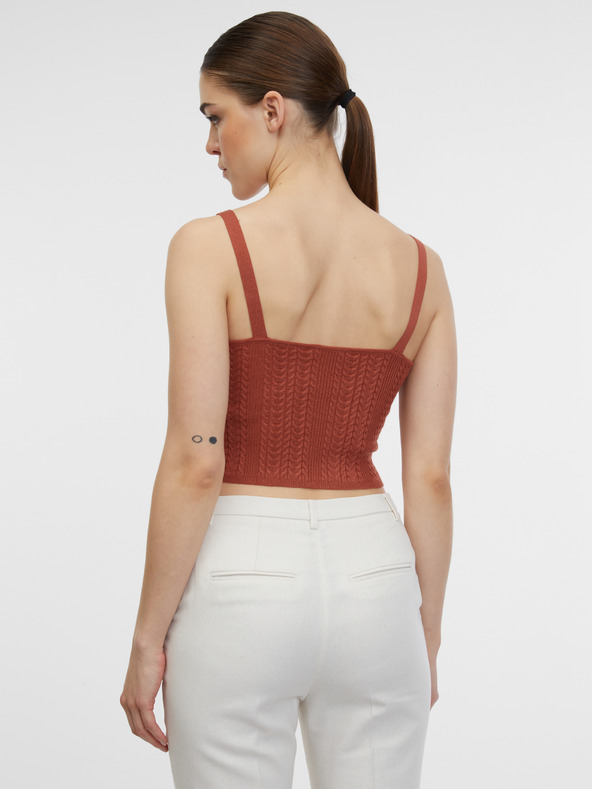 Orsay Hnedý dámsky top ORSAY