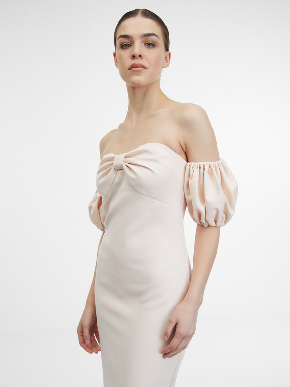 Orsay Béžové dámske šaty ORSAY