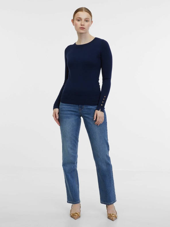 Orsay Tmavo modrý dámsky sveter ORSAY