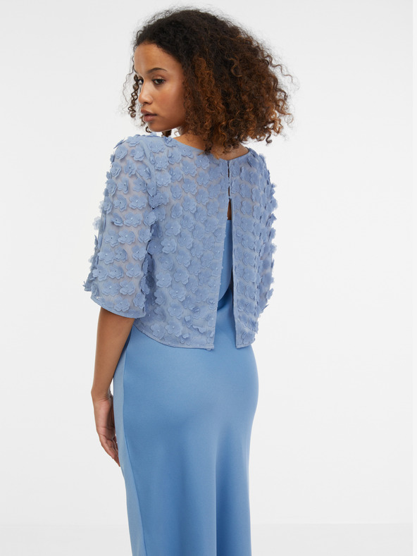 Orsay Svetlomodrá dámska blúzka ORSAY