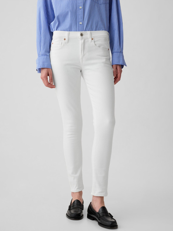 GAP Džínsy skinny Mid Rise True GAP