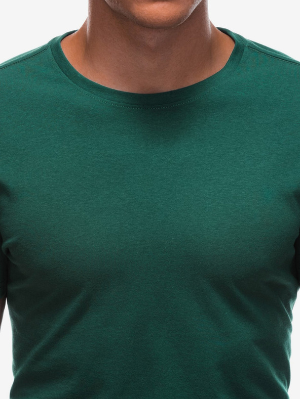 Edoti Zelené pánske základné tričko Edoti