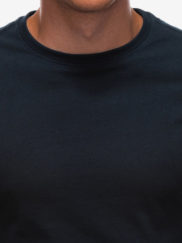 Edoti Tmavomodré pánske základné tričko Edoti