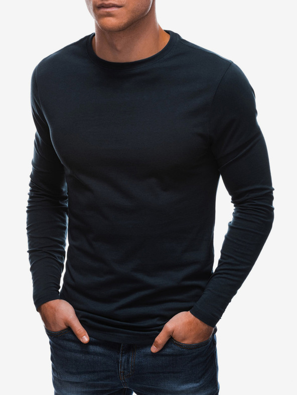 Edoti Tmavomodré pánske základné tričko Edoti