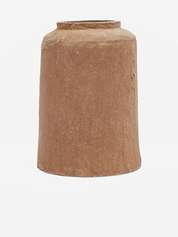 Kaemingk Hnedá dekoratívna papierová váza Kaemingk