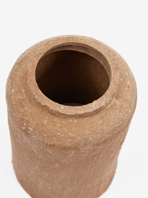 Kaemingk Hnedá dekoratívna papierová váza Kaemingk