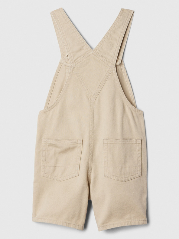 GAP Baby džínsové kraťasy s trakmi GAP