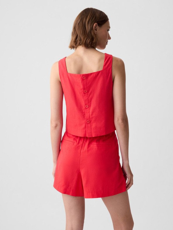 GAP Ľanový crop top GAP