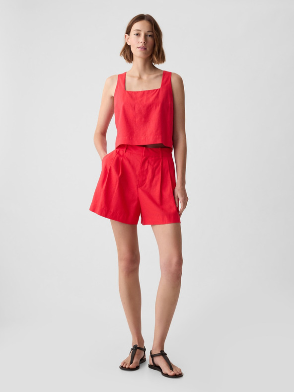 GAP Ľanový crop top GAP