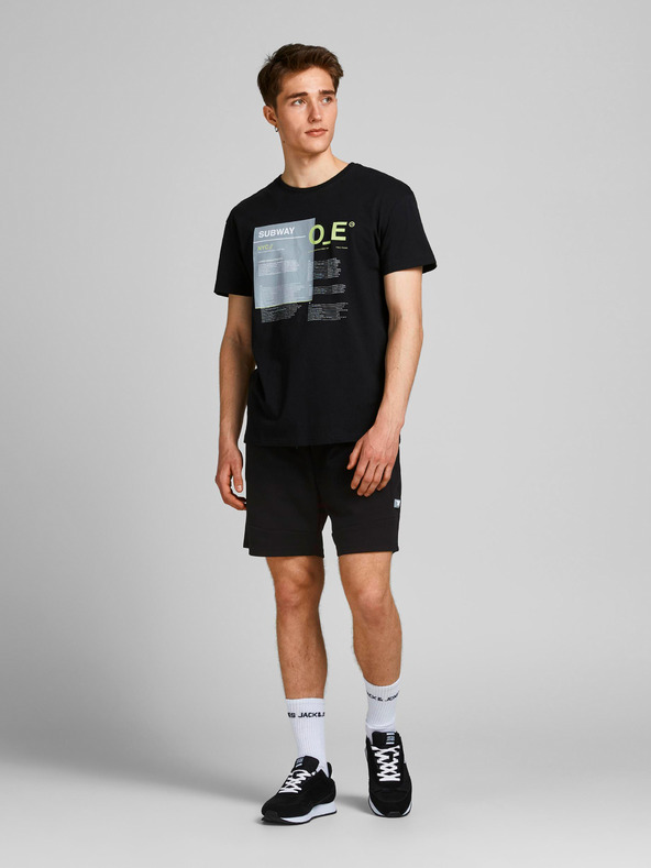 Jack & Jones Čierne tepláky Jack & Jones Air