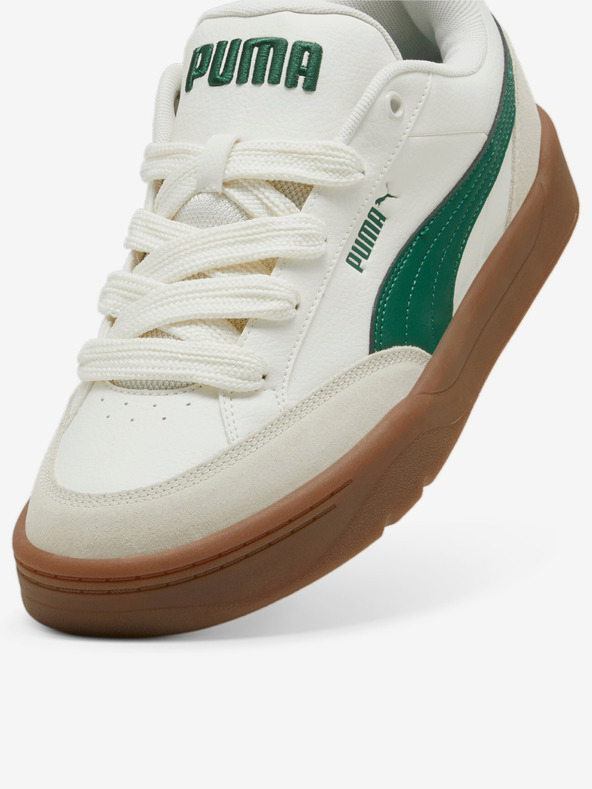 Puma Zeleno-krémové pánske tenisky so semišovými detailmi Puma Park Lifestyle OG
