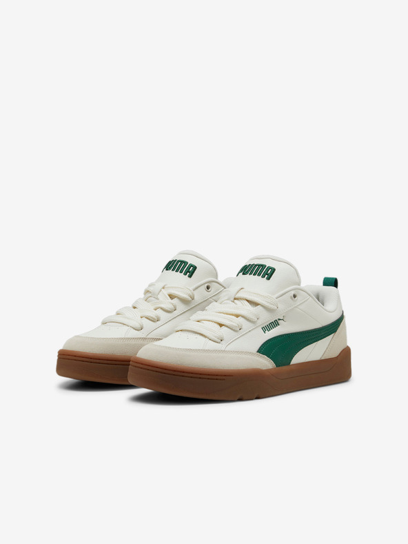 Puma Zeleno-krémové pánske tenisky so semišovými detailmi Puma Park Lifestyle OG