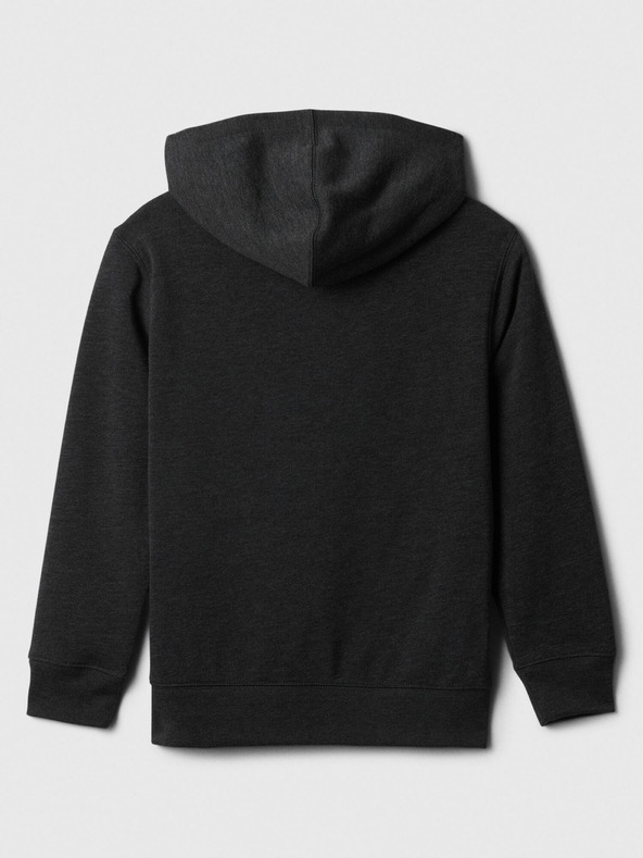 GAP Detská mikina s logom a fleece GAP