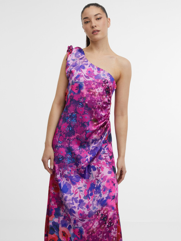 Orsay Fialové dámske maxi šaty ORSAY