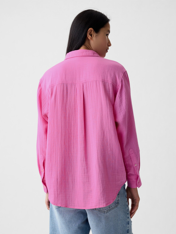 GAP Mušelínová košeľa oversize GAP