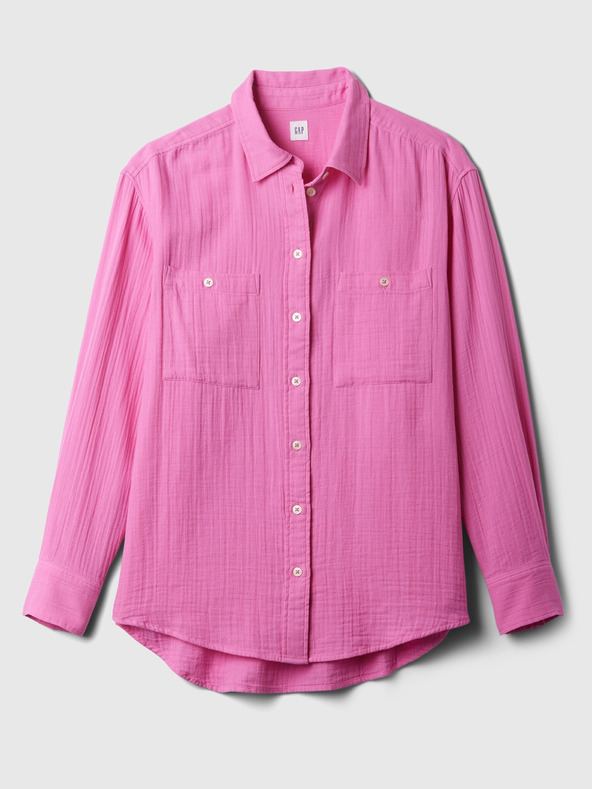 GAP Mušelínová košeľa oversize GAP