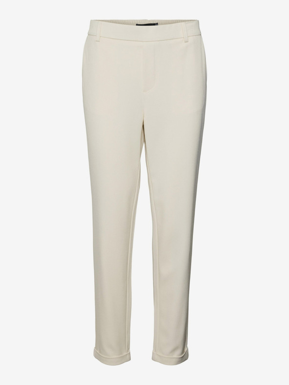 Vero Moda Krémové dámske nohavice Vero Moda Maya