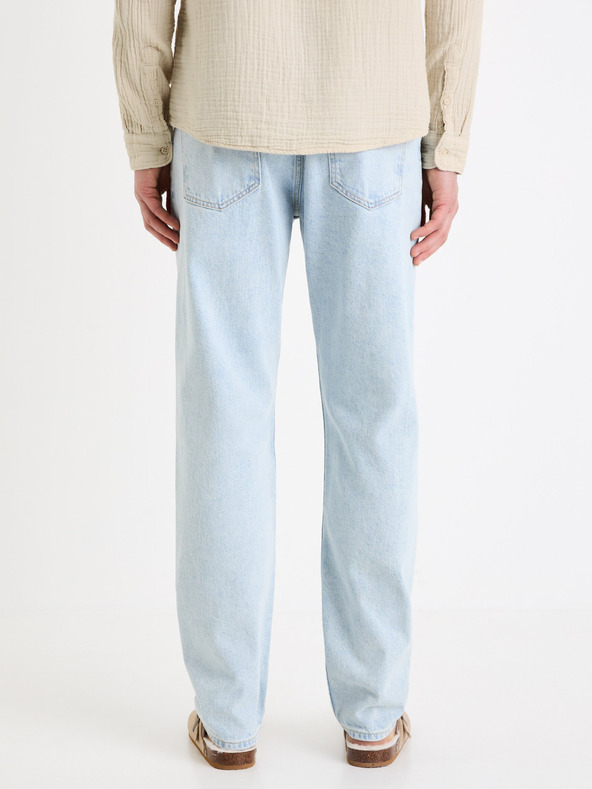 Celio Svetlomodré pánske džínsy Celio C15 straight Fodroit 30