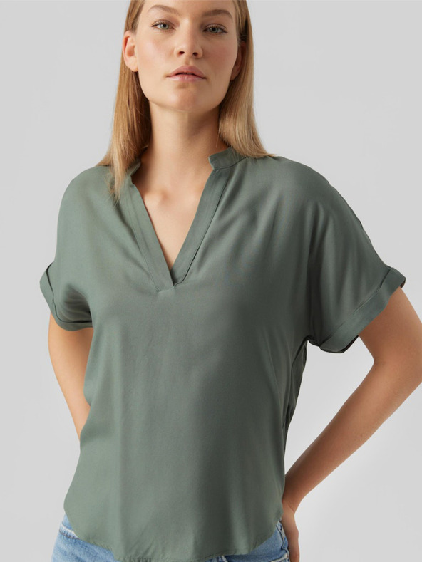 Vero Moda Zelená blúzka Vero Moda Beauty