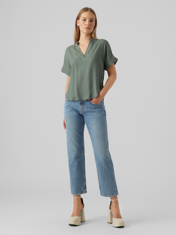 Vero Moda Zelená blúzka Vero Moda Beauty