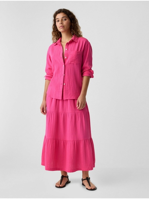 GAP Mušelínová košeľa oversize GAP