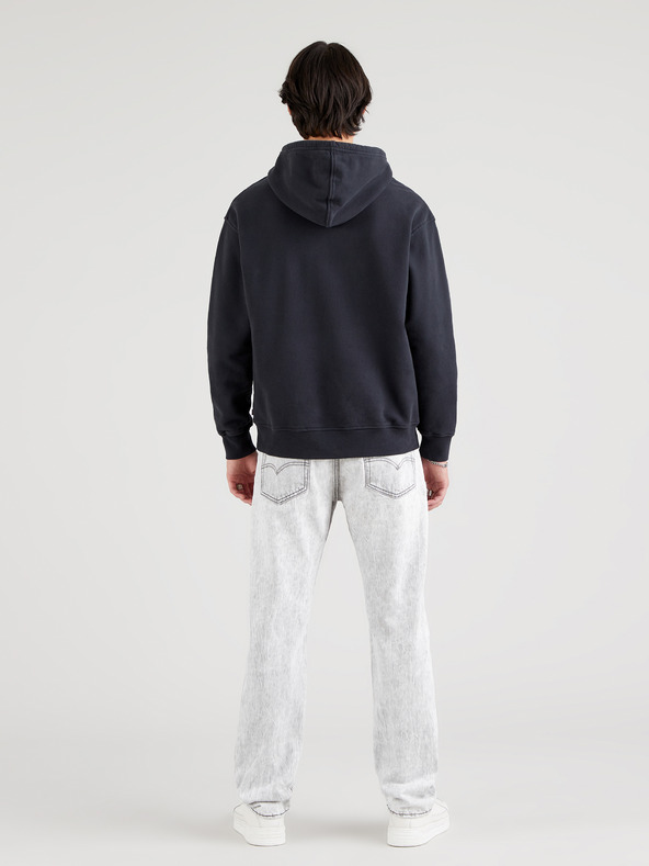 Levi's® Čierna pánska mikina Levi's® s kapucňou
