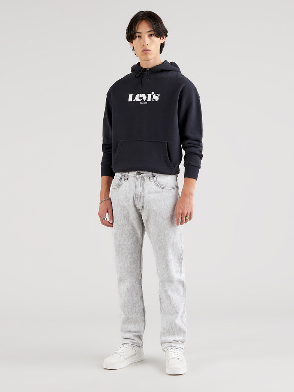 Levi's® Čierna pánska mikina Levi's® s kapucňou