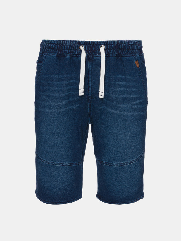 Sam 73 Tmavomodré pánske džínsové šortky SAM 73