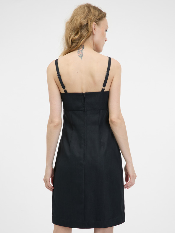 Orsay Čierne dámske krátke šaty ORSAY