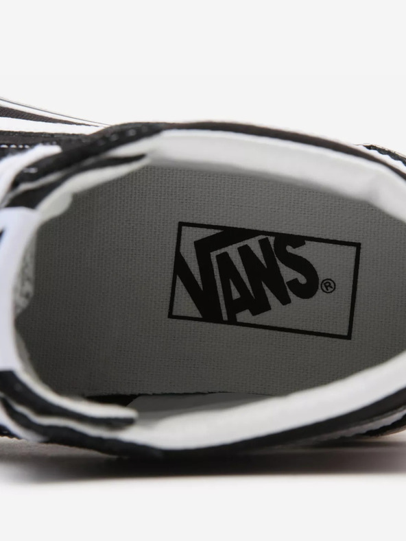 Vans Čiernobiele dámske členkové tenisky VANS UA SK8-Hi Stacked