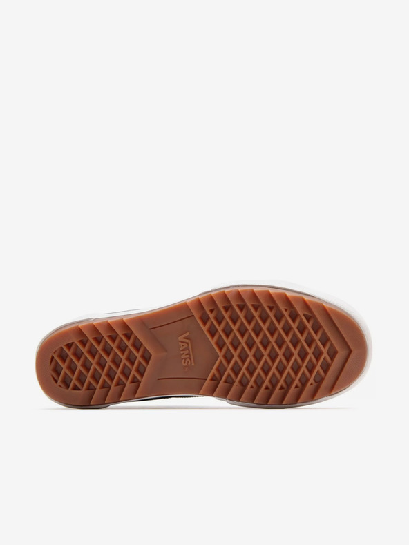Vans Čiernobiele dámske členkové tenisky VANS UA SK8-Hi Stacked