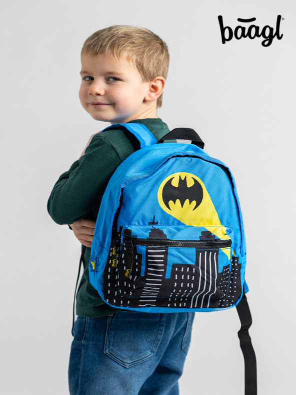 BAAGL  Modrý predškolský batoh aagl Batman