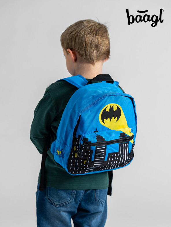 BAAGL  Modrý predškolský batoh aagl Batman
