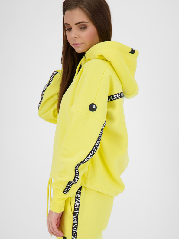 Alife and Kickin Žltá dámska mikina Alife and Kickin