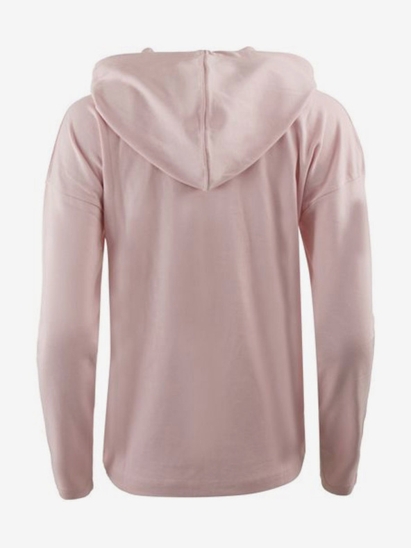 ALPINE PRO Ružová dámska mikina na zips ALPINE PRO DEGREVA