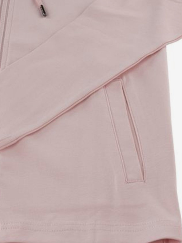 ALPINE PRO Ružová dámska mikina na zips ALPINE PRO DEGREVA