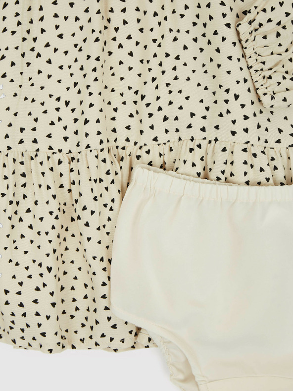 GAP Baby vzorované šaty s volánikmi GAP