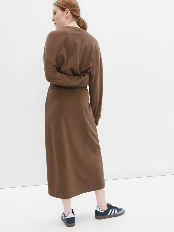 GAP Maxi sukňa s mini logom GAP