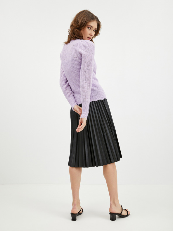 Orsay Svetlofialový dámsky kardigán s prímesou vlny ORSAY